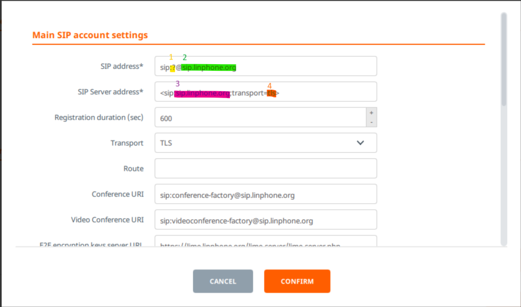 نرم افزار Linphone